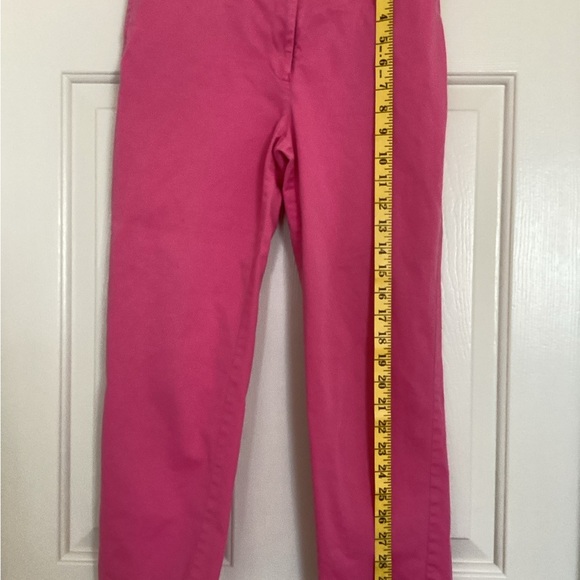 Tori Richard Pink Straight Leg Pants Sz 2 - Picture 6 of 12
